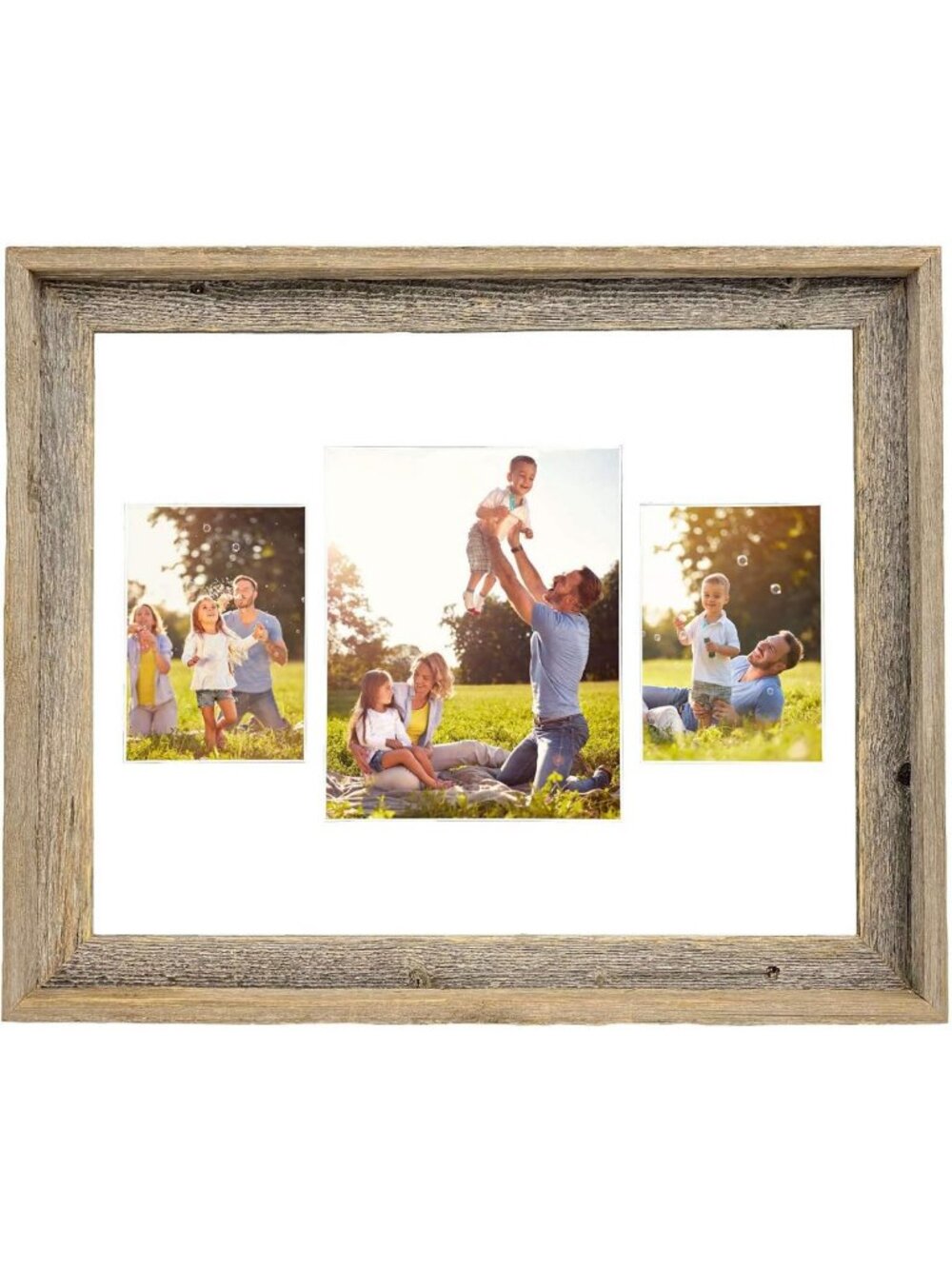 Rustic Farmhouse Collage Picture Frame 16x20 with White Mat - Vintage Home Decor